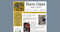 Desktop Screenshot of burrodays.com