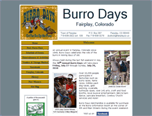 Tablet Screenshot of burrodays.com
